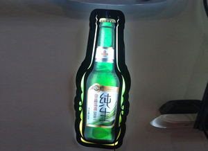 圆形灯箱UV喷绘-啤酒